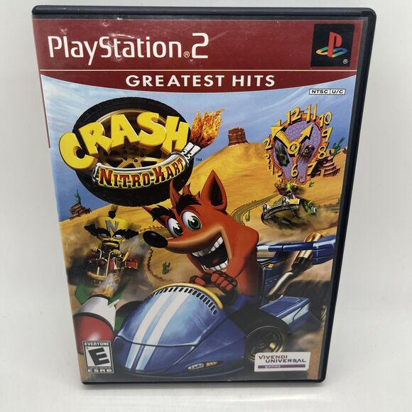 Crash Nitro Kart Sony PlayStation 2, 2003 PS2 Complete with Manual - Tested - Picture 1 of 9